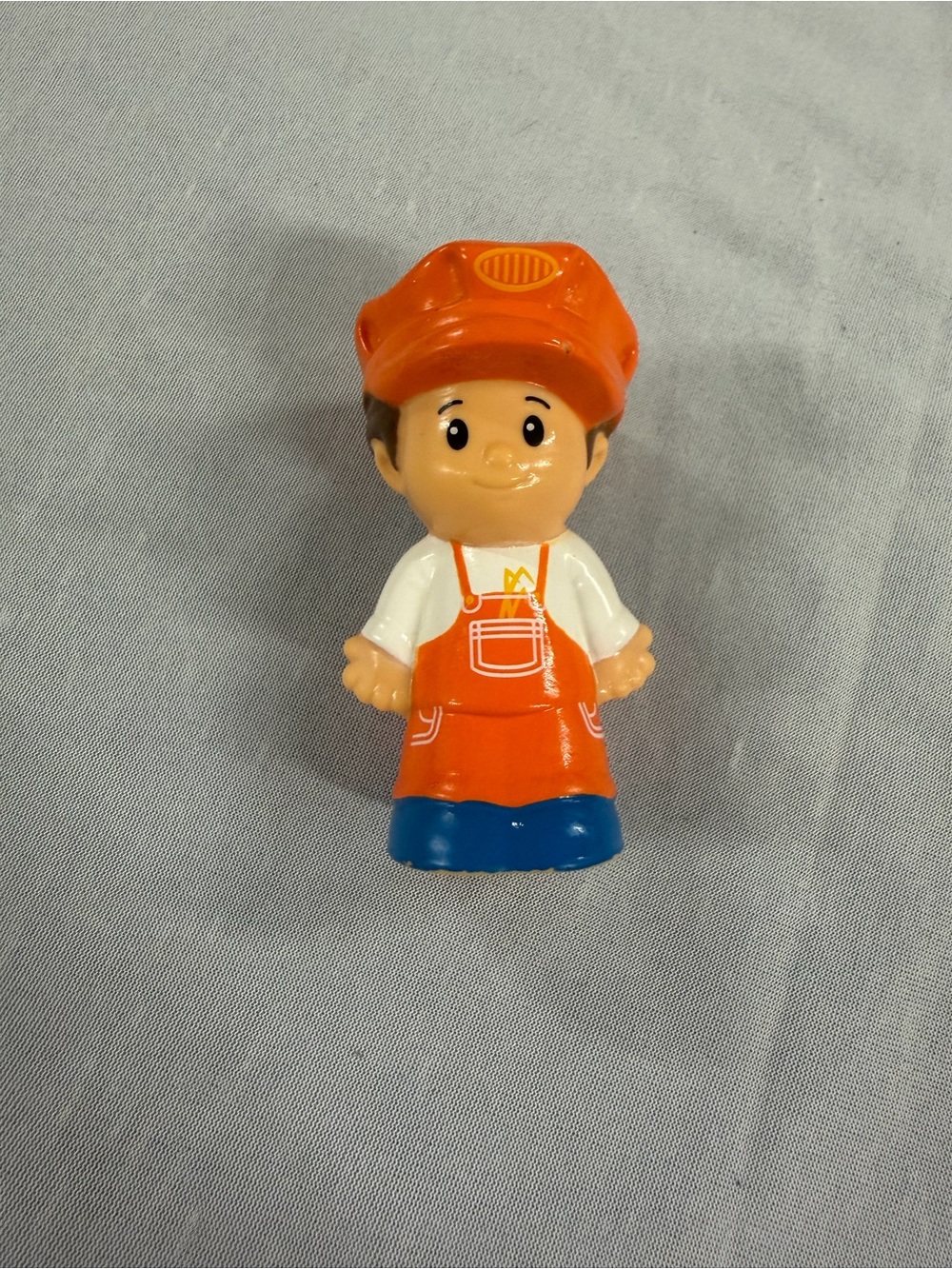 2014 Fisher Price Little People Figure Orange Train conductor